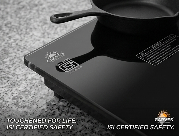 Premium 4 Burner Black Glass Gas Stove - Image 3