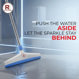 double-blade bathroom wiper