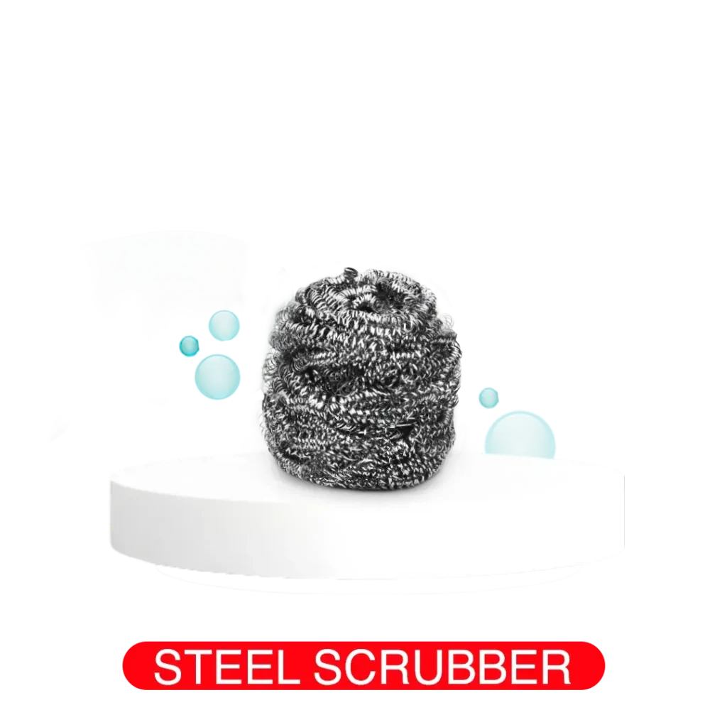 Steel scruber