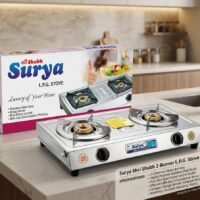 Surya VS2 Channel Panel 2 Burner Gas Stove